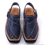 ⭐ "Peshawar Crest" – Premium Navy Peshawari Chappal ⭐ - Image 2